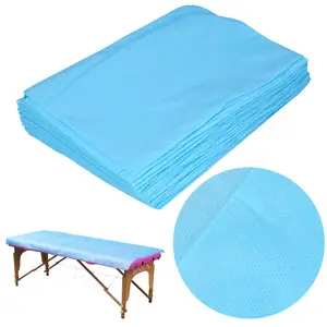 Pabrik Langsung Lembar Gulungan Nonwoven Tahan Air Medis Putih Gulungan Seprai Tempat Tidur Bukan Tenun Sekali Pakai/Gulungan Sofa