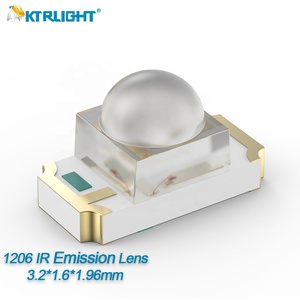 Chip LED SMD KTRLIGHT 850nm 940nm Emissione Infrarossi 0.06W 1206 3216 con Lente a Cupola per Trasmissione Schermo IR - Product Image 2
