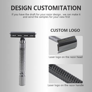 Các Nhà Sản Xuất Bán Đơn Giản Duy Nhất Vỉ Bên Ngoài Hút 1 Dao Xử Lý + 1 Lưỡi Mens OEM An Toàn Dao Cạo - Product Image 5