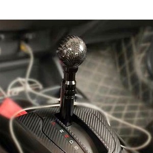 Pommeau de levier de vitesse en alliage d'aluminium, texture en véritable fibre de carbone, ergonomique, pour Honda LCV Europe, D1570 - Product Image 2