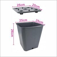 Pot de culture hydroponique pour balcon, seau de culture pour concombres, tomates et légumes, seau hydroponique