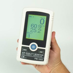 NOUVEAU - Détecteur de particules de poussière, d'humidité et de température PM2.5 LUTRON PM-1053, prise en charge OEM personnalisée - Product Image 2