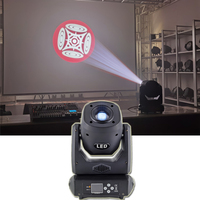 Luz Móvil LED de 120W con Gobos Giratorios, Prisma, Control DMX para Iluminación Profesional de Escenarios y DJ