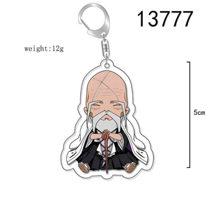 Porte-clés en acrylique Anime <span class=keywords><strong>BLEACH</strong></span>, figurines Kurosaki Ichigo, Kuchiki Rukia, <span class=keywords><strong>Zaraki</strong></span> Kenpachi, Kuchiki Byakuya, cadeaux mignons, vente en gros - Product Image 2