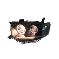 Ensemble de phares LED pour Mitsubishi Pajero Sport 2008-2015, avec feux de jour Angel Eye, projecteur Xénon, phare de SUV, rénovation extérieure