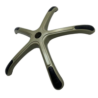 Pieds de meubles polyvalents en nylon, base 5 étoiles en alliage d'aluminium coulé, accessoires de jeu, base de chaise de bureau