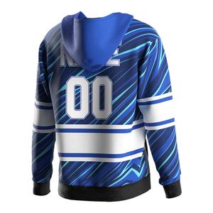 Sudadera con Capucha Deportiva de Secado Rápido, Sublimada, Estilo Dry-Fit, Talla Grande, Uniforme Deportivo, Jersey de Hockey para Hombre - Product Image 2