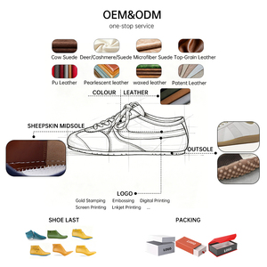 <span class=keywords><strong>Scarpe</strong></span> <span class=keywords><strong>Comode</strong></span> e Alla Moda in Vera Pelle per Donne, Versatili con Lacci, Suola Morbida, Leggere, <span class=keywords><strong>Sportive</strong></span> e Casual - Product Image 4