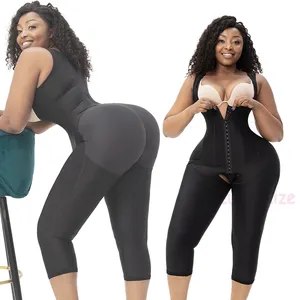 Wholesale Women Steel Bones Full Body High Compression Garment Stage 1 Bbl Shapewear Fajas Colombians Post Surgery Operatoria