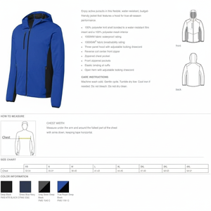 Chaquetas Largas Personalizadas para Hombre J719, Chaqueta de Exterior con Capucha y Diseño Personalizado con su Propio Logotipo/Texto - Product Image 1