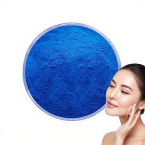 Categoria cosmética azul do pó do Peptide de cobre do Ghk-Cu da venda quente Tripeptide-1 CAS 89030-95-5 produtos químicos diários - Product Image 1