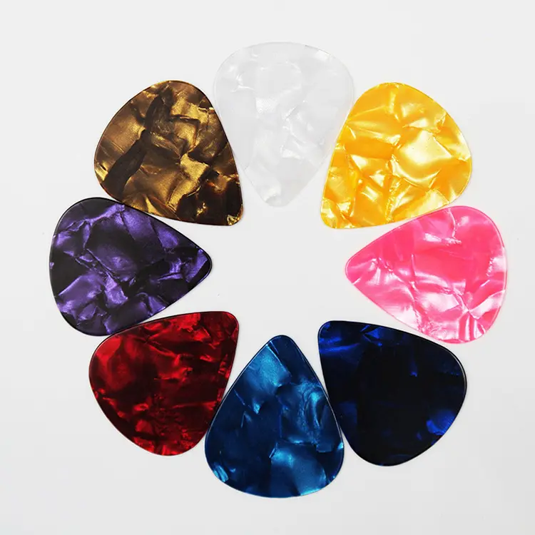 Tùy Chỉnh Guitar Picks 0.46/ 0.71 /0.96Mm Âm Nhạc Chọn Celluloid Guitar Plectrum Cho Điện Acoustic Guitar