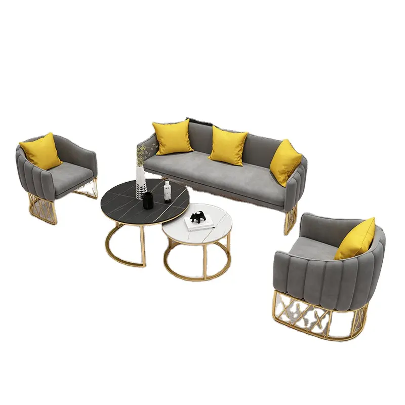 Semplice moderno salone di bellezza per unghie divano sedie di lusso negozio di abbigliamento base divani