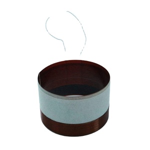Bobine vocale audio professionnelle en fibre de verre marron, 4 pouces, résistance 5,6 ohms, fil de cuivre - Product Image 1