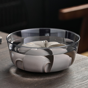 Transparent <b>Plastic</b> <b>Tea</b> Washer For <b>Tea</b> Cups Water Basin Household <b>Tea</b> <b>Set</b> Accessory Bowl - Product Image 1