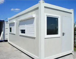 OEM rain resistance simple assembly design 2 bedrooms prefab houses