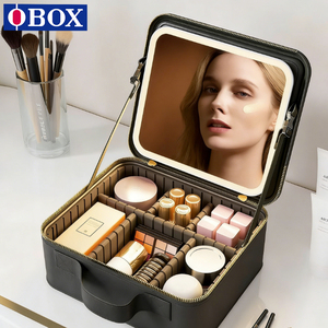 Sacs de <span class=keywords><strong>voyage</strong></span> OBOX, étui à cosmétiques de luxe, conçu pour les maquilleurs de mariage, les voyages et les événements sur <span class=keywords><strong>site</strong></span> - Product Image 1