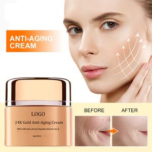 Crème pour le visage de soin de la peau personnalisée en usine avec logo privé, crème anti-âge à l'or 24 carats - Product Image 5