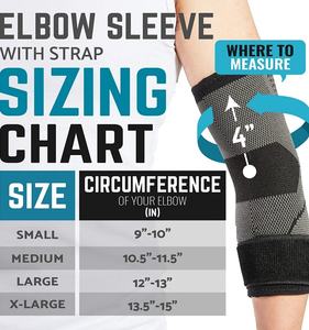 Penyangga Lengan Kompresi untuk Tendonitis, Tennis <span class=keywords><strong>Elbow</strong></span>, Golf <span class=keywords><strong>Elbow</strong></span>, Mengurangi Nyeri Sendi, Nyaman, Penyangga Lengan untuk Fitness - Product Image 2