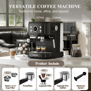 Empstorm Family 04E Black Barista 20bar Machine a <span class=keywords><strong>Cafe</strong></span> Espresso 3 en 1 Función Cápsulas Máquina de café <span class=keywords><strong>con</strong></span> sistema de preparación - Product Image 4