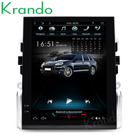 Krando 11.3'' Navigation automobile Android Écran vertical Tesla Autoradio Lecteur multimédia audio pour Porsche Macan 2012-2016 Carplay