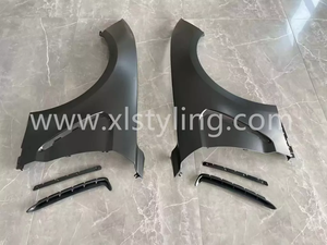 Venta caliente GT350 Bodykit guardabarros trasero gris y negro imprimación acero aluminio guardabarros para Ford <span class=keywords><strong>Mustang</strong></span> 2015-2020 - Product Image 2