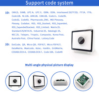 Module de scanner de codes-barres EMT8652S 1D 2D en verre trempé pour la lecture de codes QR et les paiements