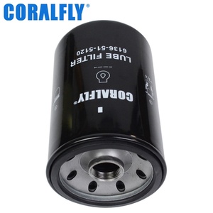 Filtro de Aceite para Excavadora CORALFLY, Precio de Fábrica, Filtro de Aceite 6136-51-5120  B7223 P550086 - Product Image 6