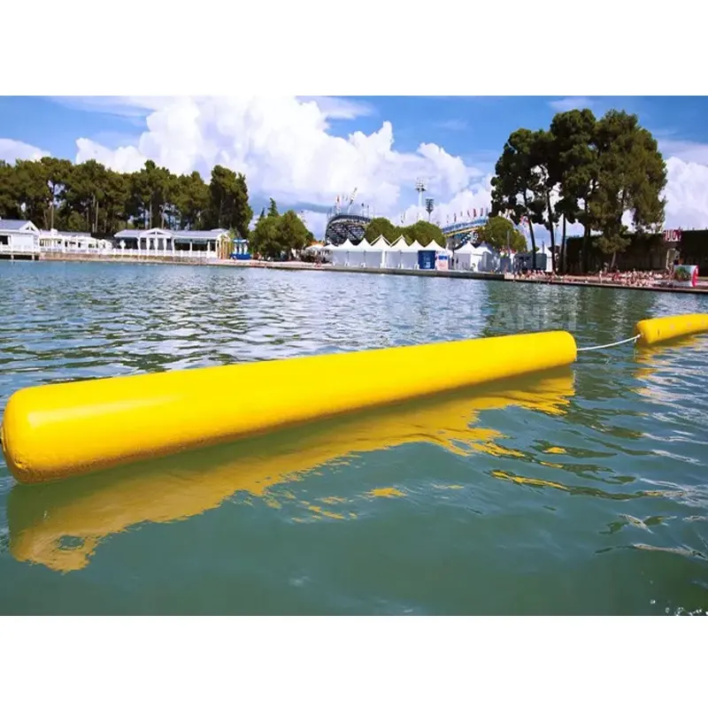 customized Ocean lake PVC inflatable Marker Buoy Water Floating long Inflatable Cylinder Buoys