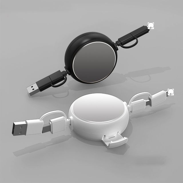 Novelty Gifts Mobile Accessories Wholesale Phone Cable 60W 4 in 1 USB Fast Charging Cable with Phone Holder for Smartphones