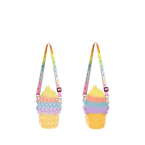Custom 3D Japan Style Waterproof Silicone Cartoon Mini Handbags for Girls Cute <b>Kids</b>' Shoulder Bags with Coin Pouch Purse - Product Image 5