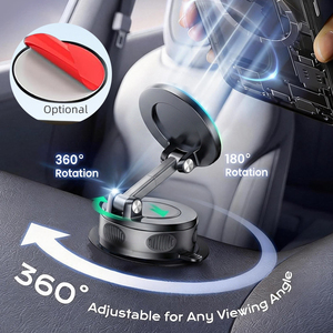 New Strong <strong>Magnetic</strong> <strong>Phone</strong> <strong>Holder</strong> <strong>for</strong> <strong>Car</strong> 360&deg; Rotatable Vacuum Suction Cup Mount Universal <strong>for</strong> Dashboard Windshield &amp; Desktop - Product Image 4