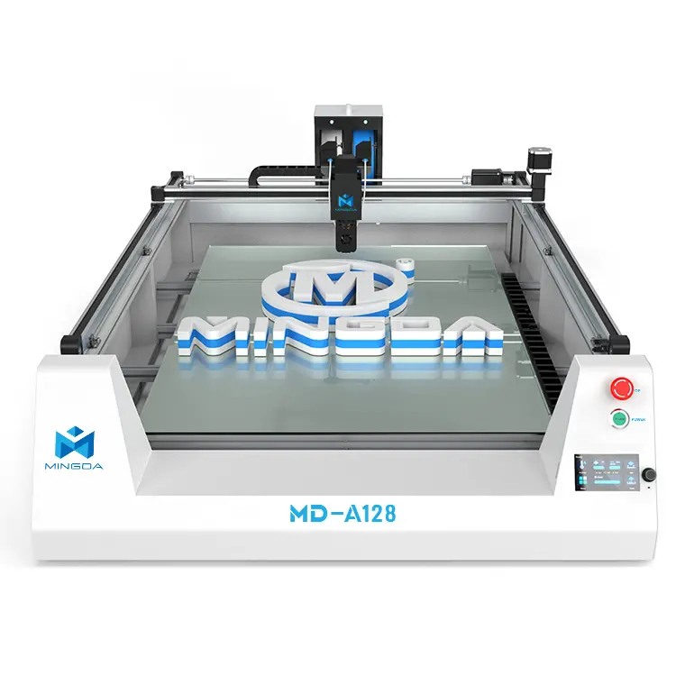 MD-A128 stock good price 800*1200*100mm 3d print professionals industrial grade 3d luminous world advertising luminous printer