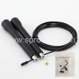 <span class=keywords><strong>Cuerda</strong></span> de <span class=keywords><strong>saltar</strong></span> de Cable ligero ajustable con mango de plástico, <span class=keywords><strong>Ideal</strong></span> <span class=keywords><strong>para</strong></span> hacer ejercicio, <span class=keywords><strong>saltar</strong></span>, entrenamiento, gimnasio, Cardio - Product Image 3