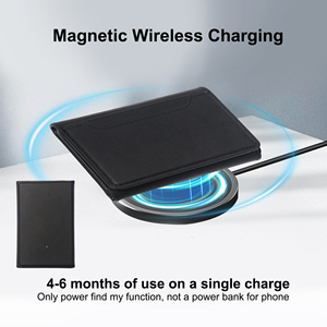 <span class=keywords><strong>Portefeuille</strong></span> intelligent avec blocage RFID, compatible <span class=keywords><strong>MagSafe</strong></span>, <span class=keywords><strong>Apple</strong></span> Find My, Android, GPS, porte-cartes magnétique, 6 emplacements pour cartes - Product Image 3