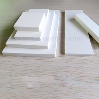 Dalle en céramique d'alumine réfractaire à 99,7 %, 100x50x5mm, 1600°C, céramique industrielle avec services de cintrage/soudage/moulage