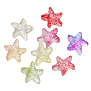 Glass Star <b>Beads</b> 15mm 1mm Hole For Bracelet Making DIY Jewelry Accessories - Product Image 3