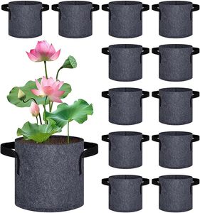 Pots <span class=keywords><strong>pour</strong></span> plantes aquatiques <span class=keywords><strong>pour</strong></span> <span class=keywords><strong>bassin</strong></span>, pots en tissu réutilisables <span class=keywords><strong>pour</strong></span> plantes aquatiques, paniers <span class=keywords><strong>de</strong></span> culture respirants <span class=keywords><strong>pour</strong></span> plantes d'étang avec poignées - Product Image 1