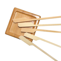 Brochettes en bois de bambou jetables pour barbecue, camping et fête, estampage à chaud, vente en gros, 2026