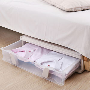 <span class=keywords><strong>Underbed</strong></span> lưu trữ container lớn Stackable trong suốt ngăn kéo phong cách nhựa <span class=keywords><strong>underbed</strong></span> hộp lưu trữ với bánh xe - Product Image 2