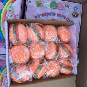 Jouet Squishy Hamburger Simulation Alimentaire Burger à Presser en TPR à <span class=keywords><strong>Rebond</strong></span> Lent Anti-Stress pour Enfants - Product Image 2