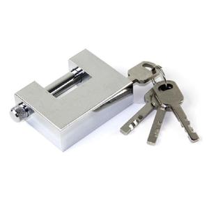 <span class=keywords><strong>Candado</strong></span> Rectangular de Hierro Antirrobo de 100 mm de Grosor, <span class=keywords><strong>Candado</strong></span> de Seguridad con Cuchilla <span class=keywords><strong>Gigante</strong></span> Cromada para Puerta de Almacén, Venta al por Mayor de Fábrica - Product Image 2