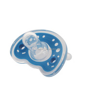 Sucette complète en silicone sucette de sommeil en silicone liquide bicolore jouer bouche bébé sucette