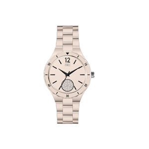 Reloj con dije de metal para mujer, estilo Twilight Glow, accesorio de estilo redondo de 36 mm para ocasiones diarias, fiestas y negocios. - Product Image 2