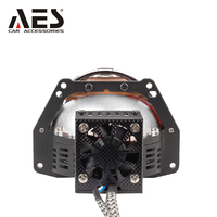 AES G500 Laser Bi-led Faro Retrofit TIR Prism Nichia Lente de Proyector láser 6000K 65W con reflectores dobles