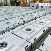 Unit Filter Kipas HEPA ULPA Horizontal Model Jamur untuk Plafon dan Dinding, Standar CE, Ukuran 2x4, Kotak FFU Aliran Laminar