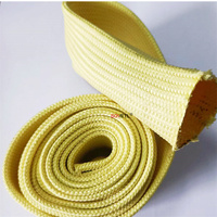 Manchon en aramide pour isolation thermique, résistant aux hautes températures, ignifuge, résistant aux flammes, tresse en Kevlar et aramide