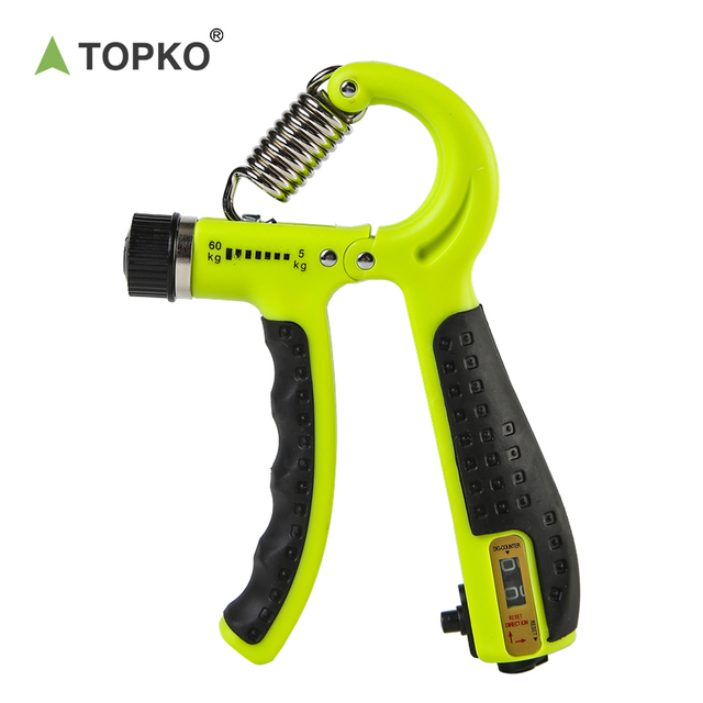 TOPKO in Stock Adjustable Metal Durable Hand Grip Finger Exercise Hand Grip