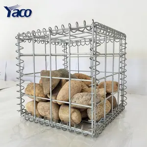 Harga Kotak Keranjang Gabion Besi Las Gabion Sangkar Gabion 4Mm/Jala Gabion Las Baja Tergalvanis