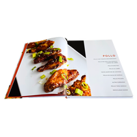 Impression en gros personnalisée de livres de recettes, livres de cuisine, livres brochés de haute qualité, couleur intégrale, à prix abordable